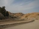 Walking to siq