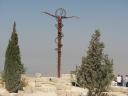Cross at Mount Nebo site