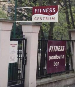 fitness podbaba entrance