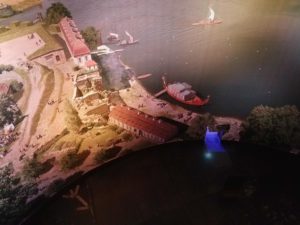 Still shot of Dresden Panometer at dusk