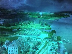 Still shot of Dresden Panometer at sunrise