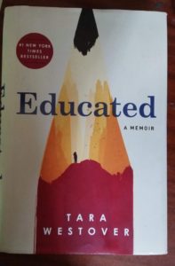 Cover of Educated a memoir by Tara Westover.jpg