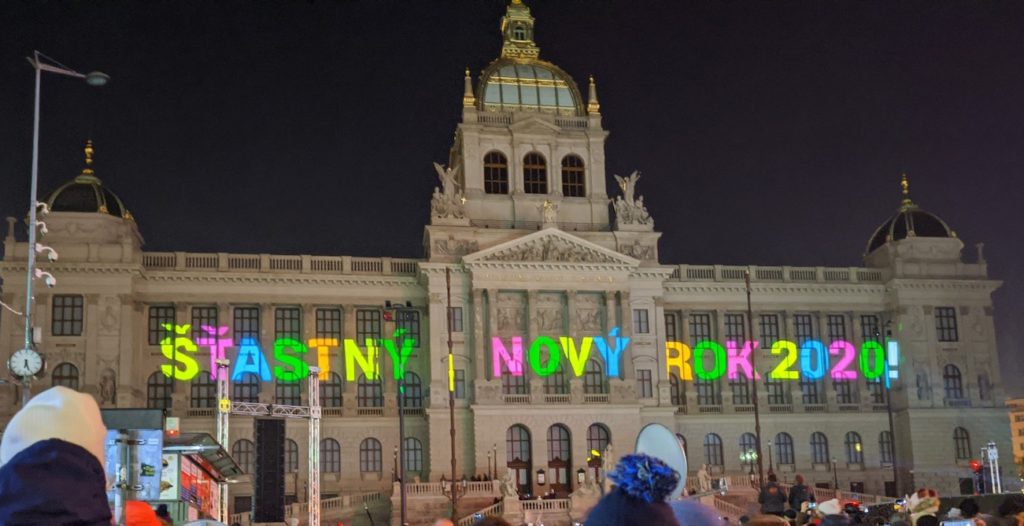 Happy New Year 2020 on the National Museum in Czech