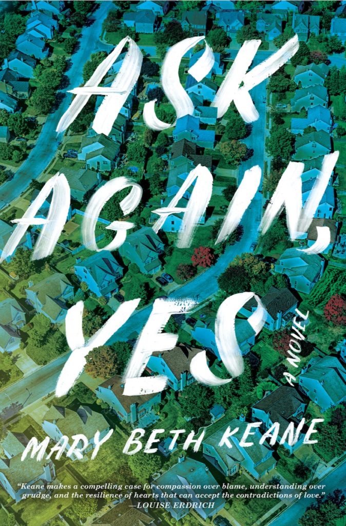 screenshot of book cover of ask again, yes