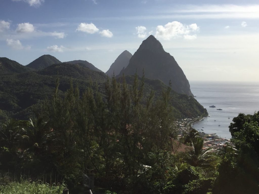 photo of the Pitons, St. Lucia