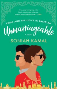 Book cover of Unmarriageable by Soniah Kamal, Pride and Prejudice in Pakistan